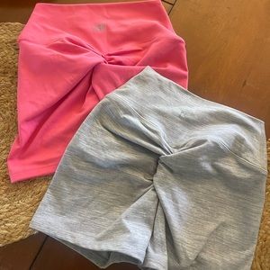 2 Crop Shop Boutique scrunch shorts- size small